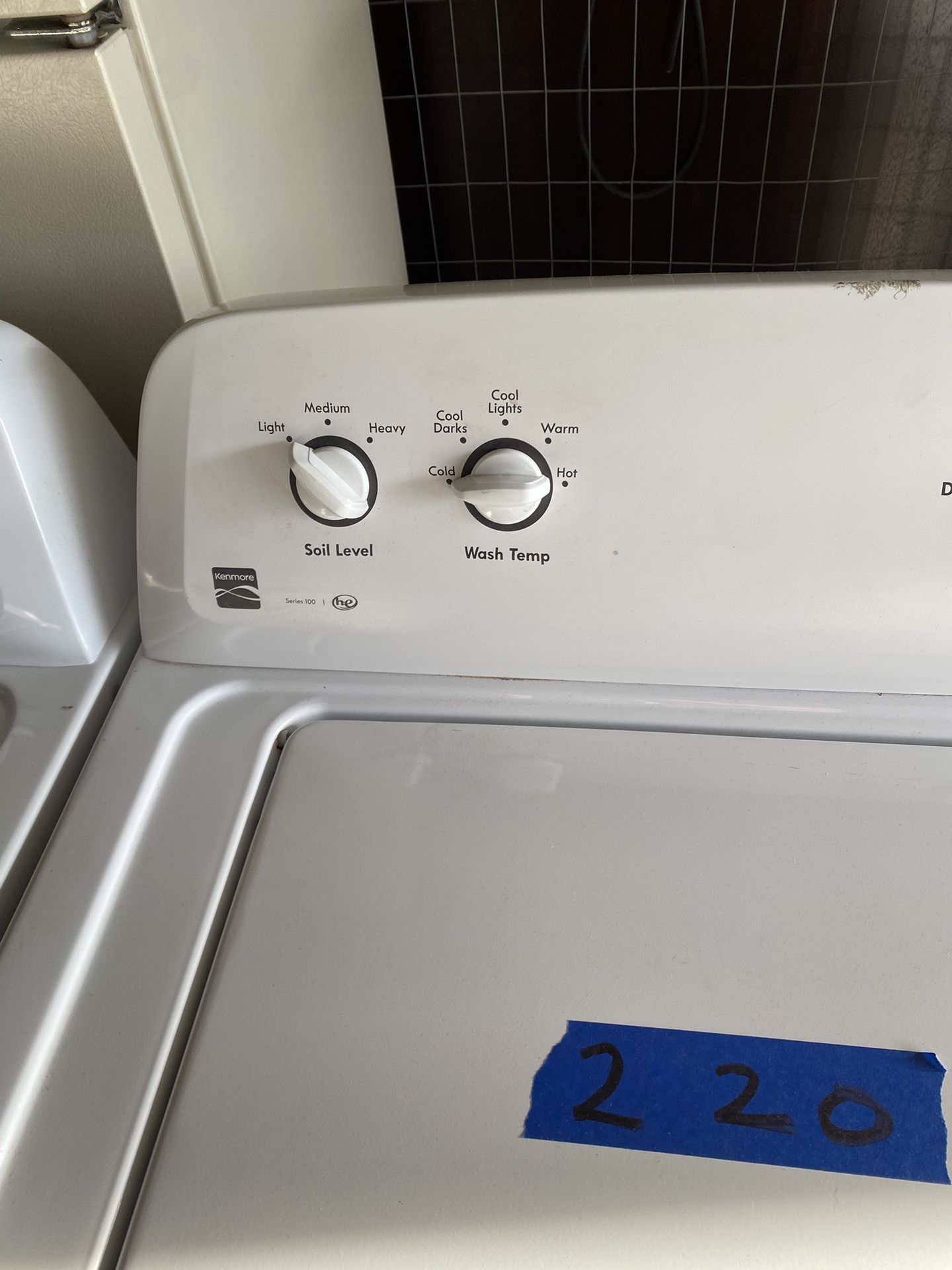 Kenmore Washer And A Maytag Dryer