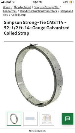 Coiled strap