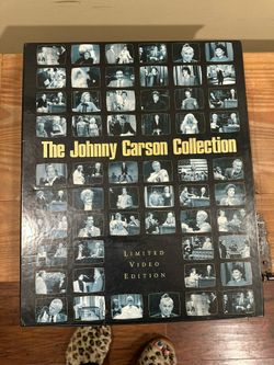 The Johnny Carson Collection VHS Tapes with Autographed Picture