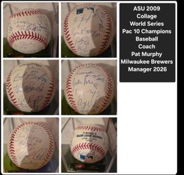 ASU 2009 College World Series Team-Signed Baseball