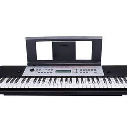Yamaha YPT270 61-Key Portable Keyboard With Power Adapter ),Black