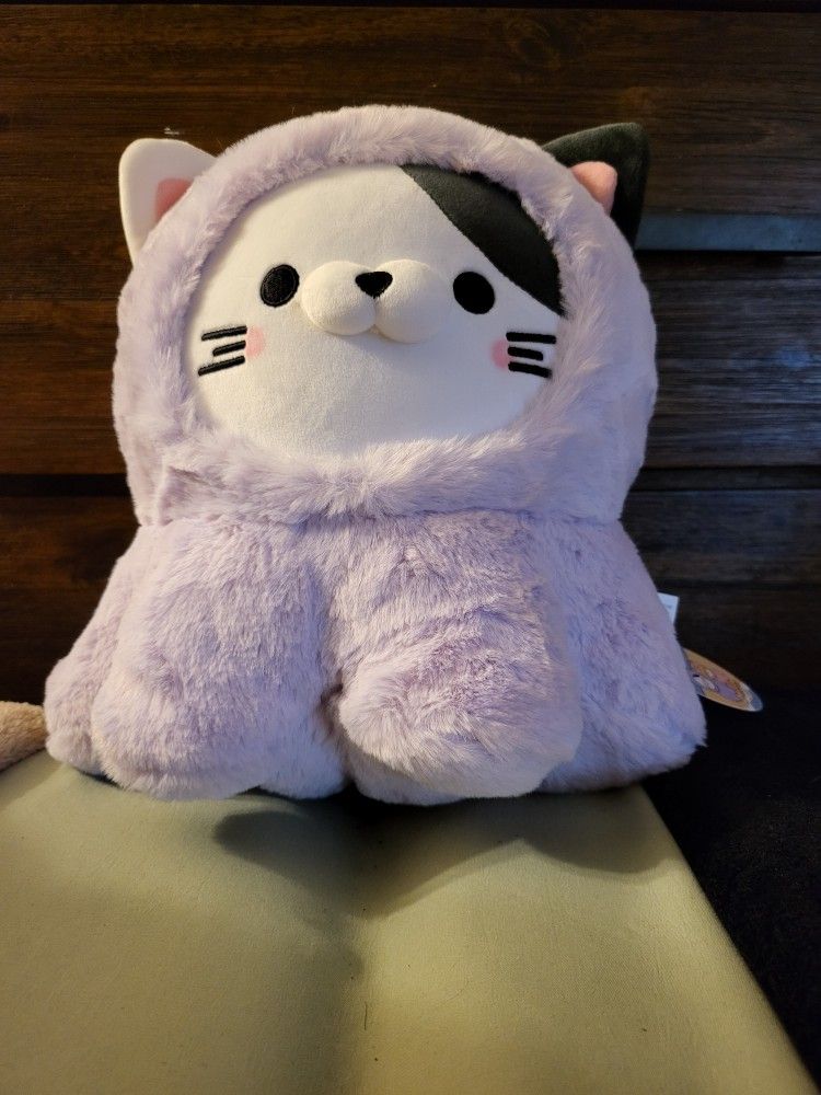 Takashoji Cat Purple Octapus Plush