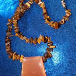 Natural Tiger Eye Necklace