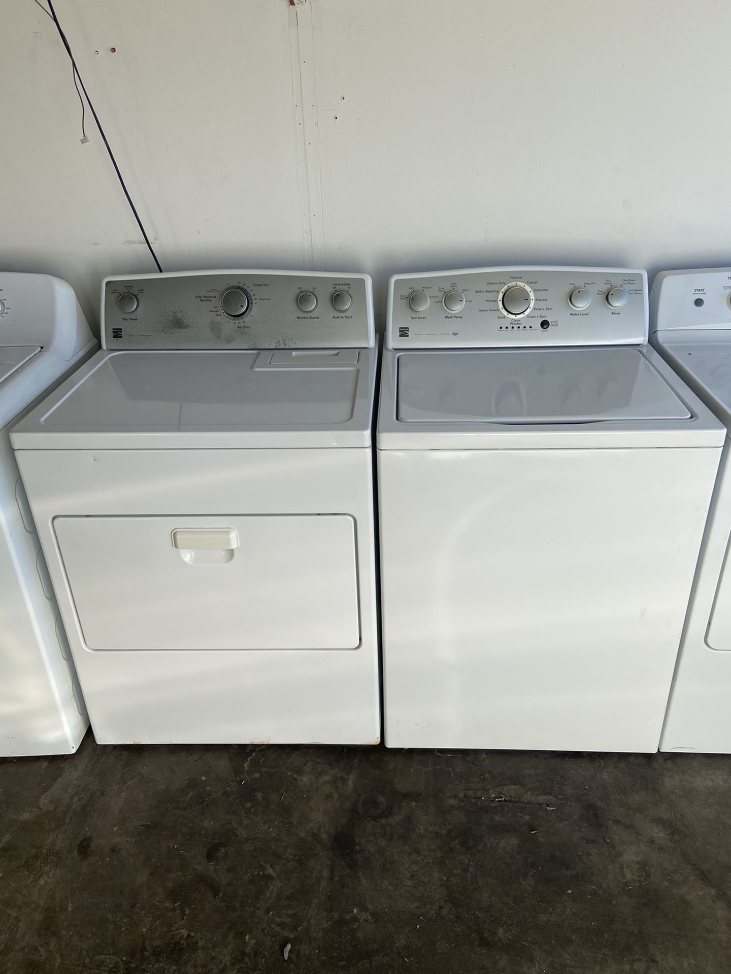 Kenmore Washer And Dryer Set!