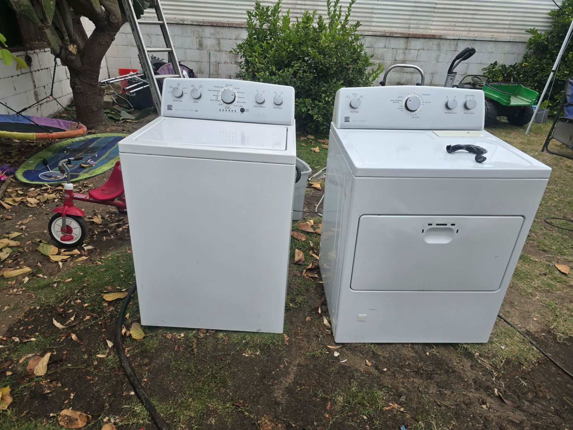 Kenmore washer and dryer