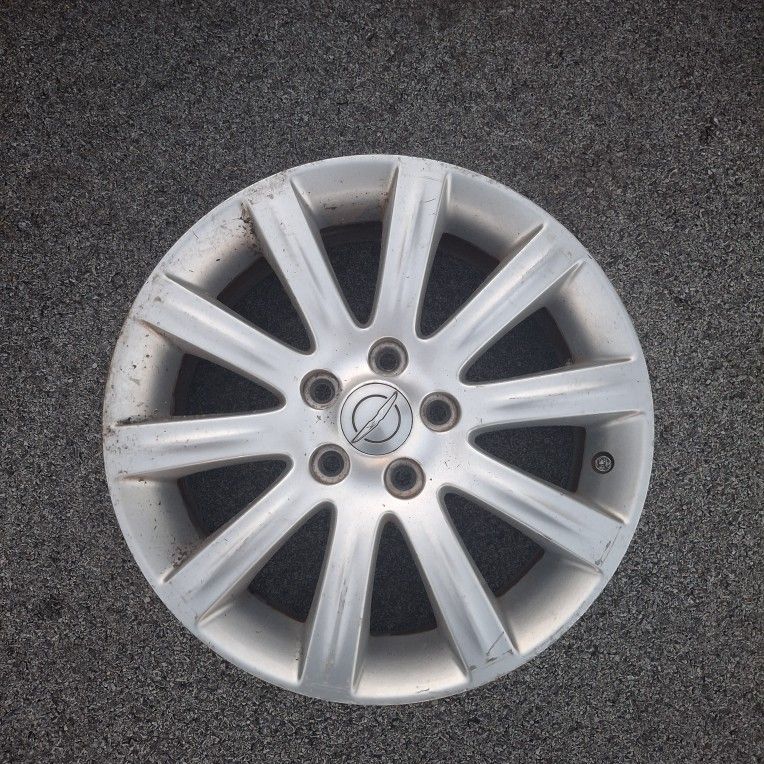 Aluminum chrysler rim