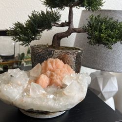 Apophyllite And Stilbite Crystal $125