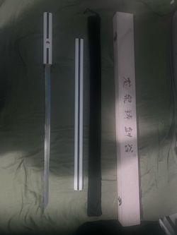 White Sasuke Sword – Metal Blade + Full Display Set