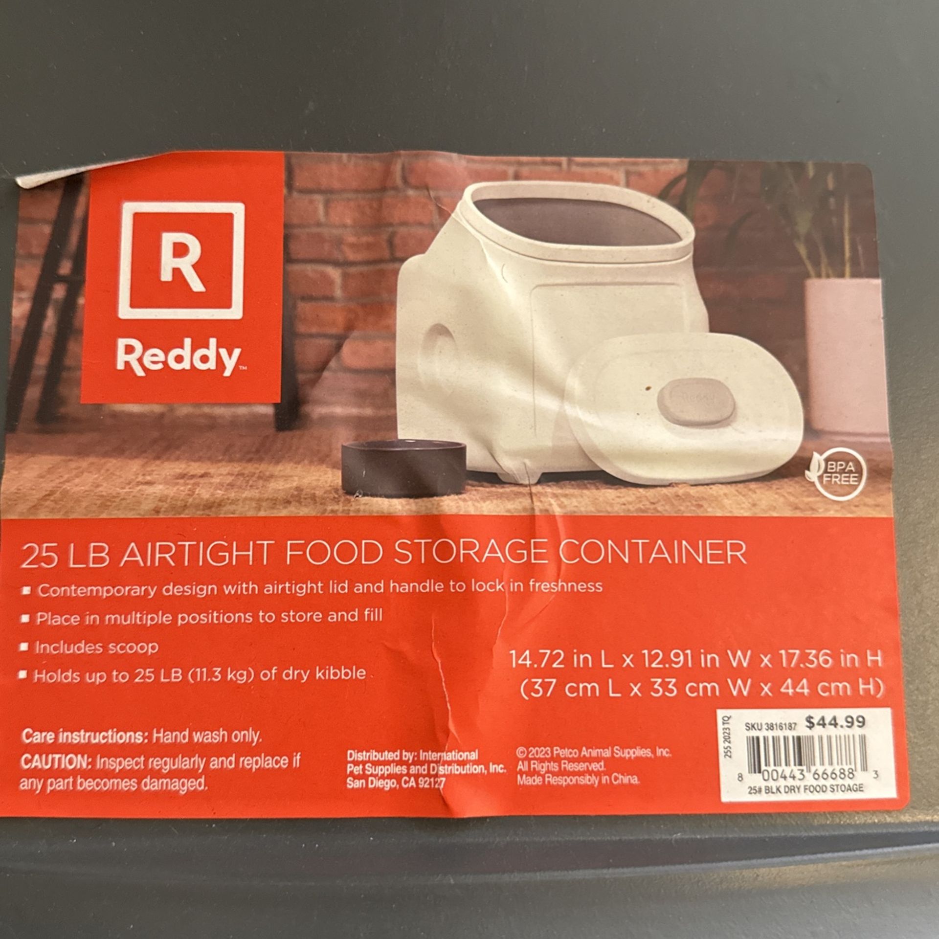 25 Pound Air Tight Food Storage