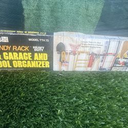 HANDY RACK Extra Long 6 Foot Garage Door Organizer