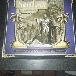 "The Settlers of Canaan" board game