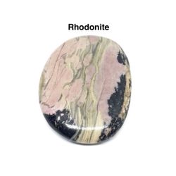 Rhodonite Genuine Palm Stone from Madagascar 37.1g RARE