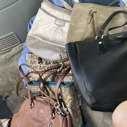 ALL  brand NAME purses100$ coach mk juicy and a few more