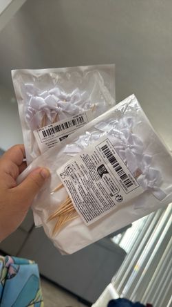 Small White Bows 40 pcs