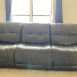 Power recliner sofa (condition: acceptable)