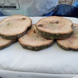 Hand Cut Wooden Coasters 