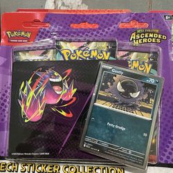 Pokemon Mega Evolution Ascended Heroes Tech Sticker Collection
