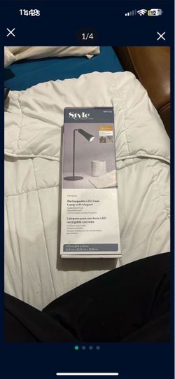 Style Selections Frisco Rechargeable LED Desk Lamp