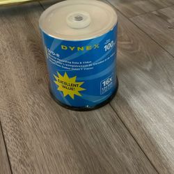 Brand New Unopened Blank DVD-R 100 Pack