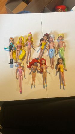 Lot Of Dolls Polly Pocket Disney Princess & Assorted