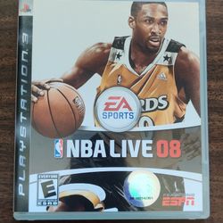 PS3 NBA Live 08 EA sports disk