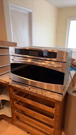 GE microwave + oven