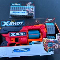 Zuru Xshot With New Extra Refill Pack