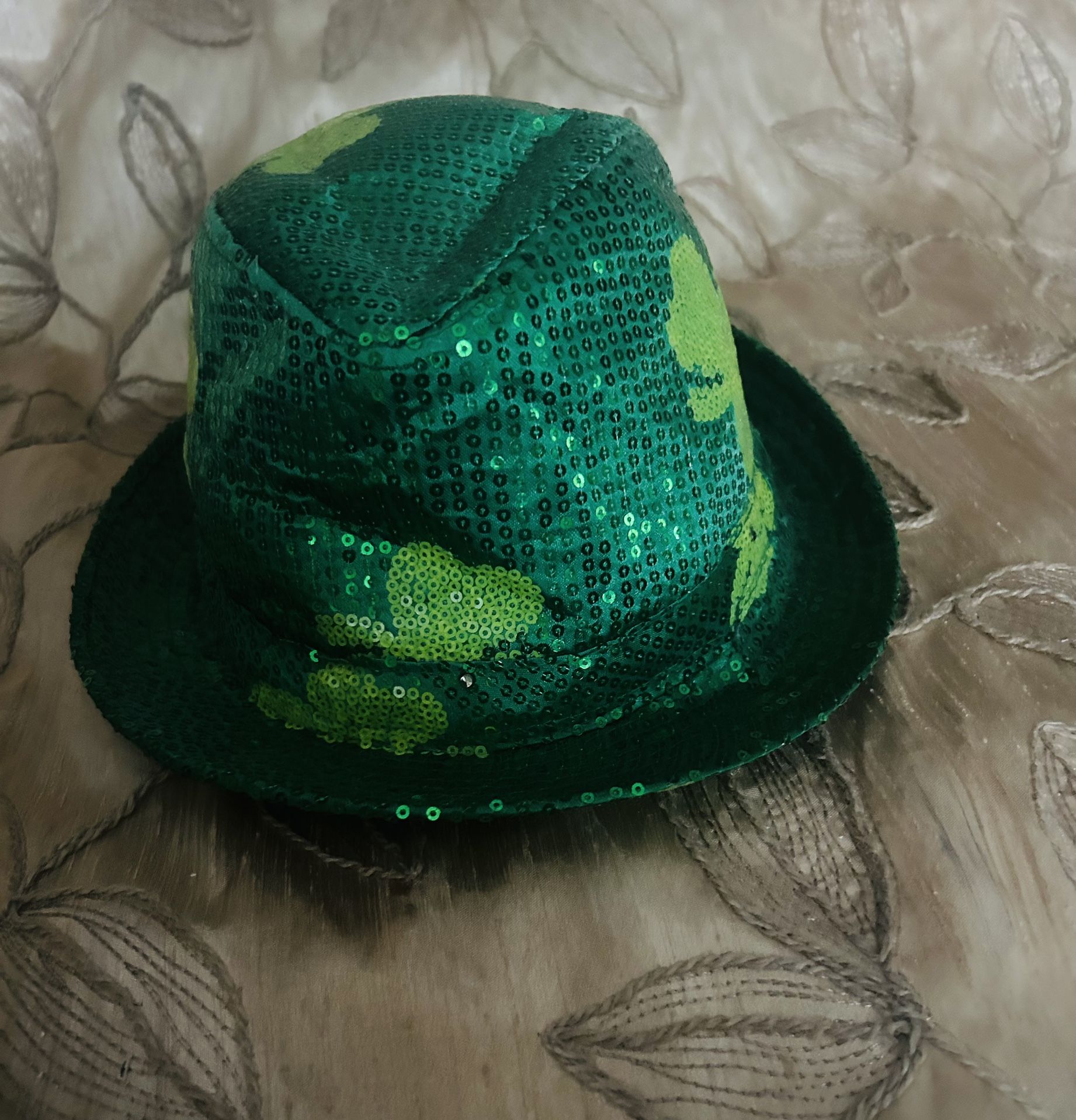 Irish LED Light Hat Small To Medium Saint Patrick Or Notre Dame Hat