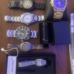 LOT OF Name Brand Watches All Perfect Working Order 