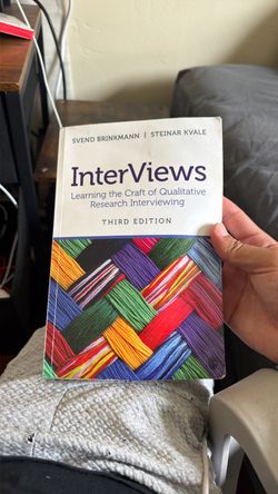 Interviews, learning the craft of qualitative research interviewing.