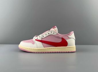 Nike Jordan 1 Low Travis Scott Tropical Pink Men’s Shoes Size 10.5