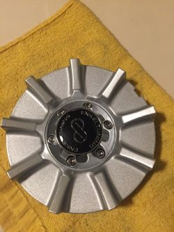 (1) Enkei Tuning Wheels Silver Custom Wheel Center Cap Hub part#COP71D