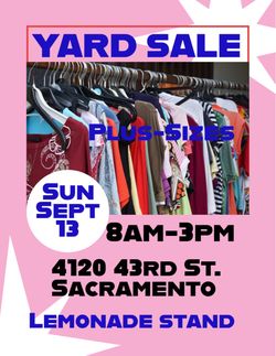 Yard Sale CANCELLED DUE TO ILLNESS