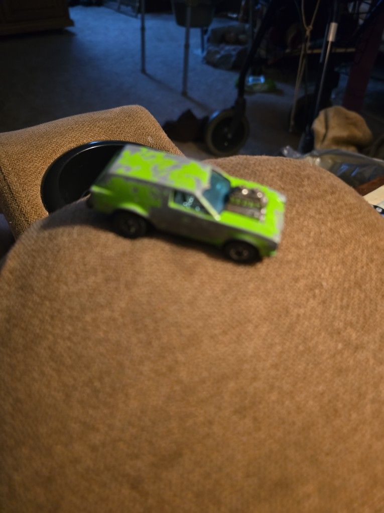Hot Wheels Poison Pinto 1975 Green Blackwall Made in Hong Kong