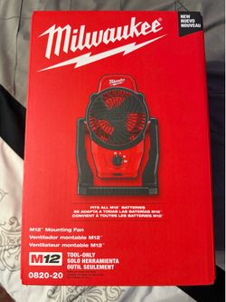 Milwaukee M12 12-Volt Lithium-Ion Cordless Jobsite Fan (Tool-Only)