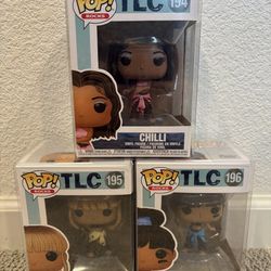 TLC Waterfalls Funko Pop Rocks! Left Eye Chili T-Boz #194 #195 #196