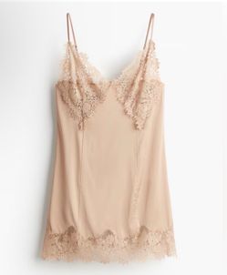 NWT H&M Studio Satin and Lace Minidress - Size small