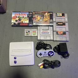 Super Nintendo Jr And 8 Games