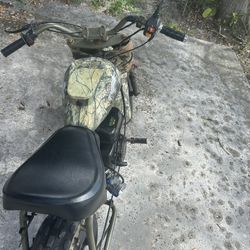 Warrior 200 Minibike Converted Into A Racing Bike