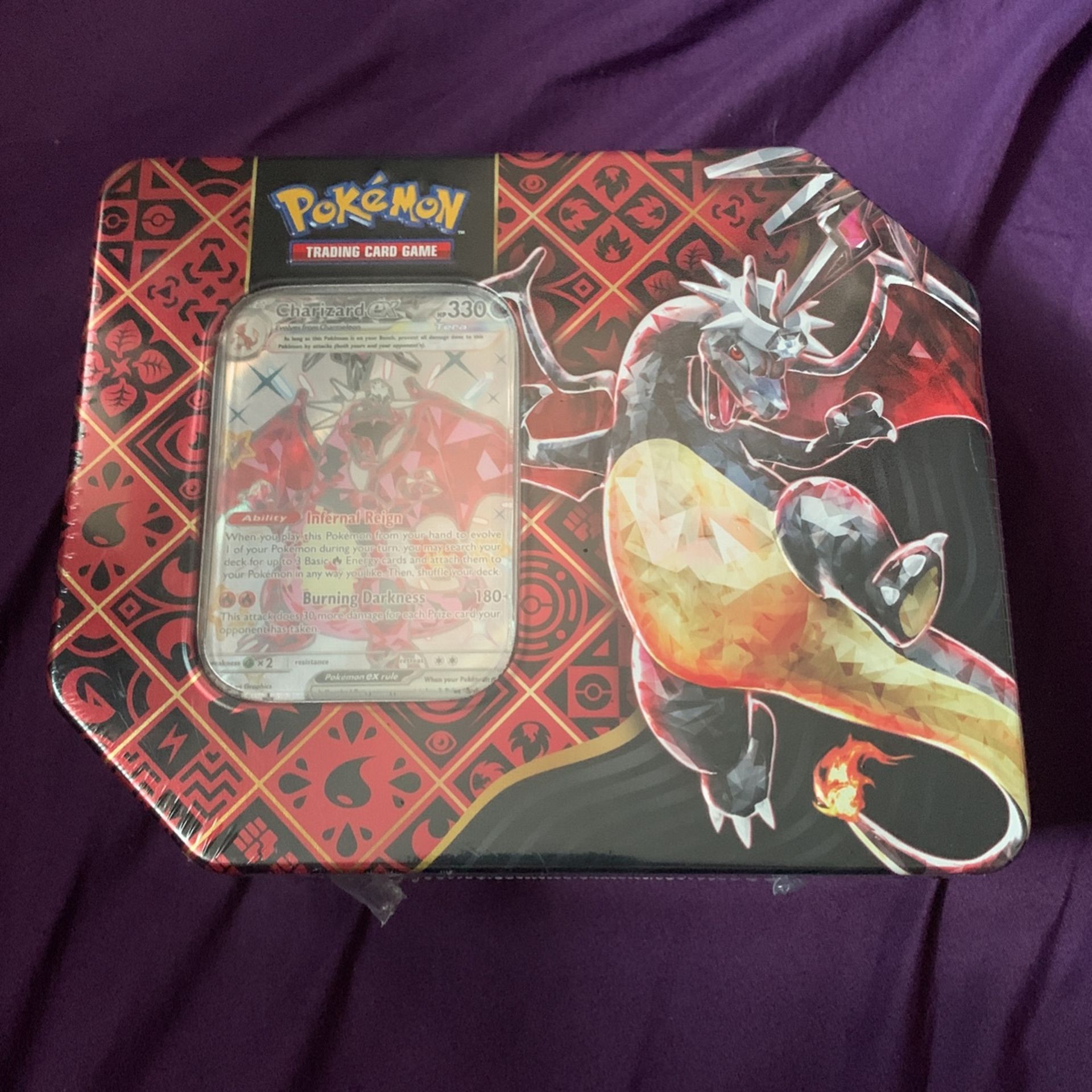 Pokemon Paldean Fates Charzard Tin