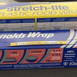 Plastic Food Wrap And Aluminum Foil 