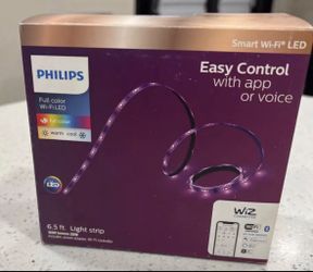 6.6 ft. Smart Plug-in Color - Tunable White Dimmable Wi-Fi Strip Light