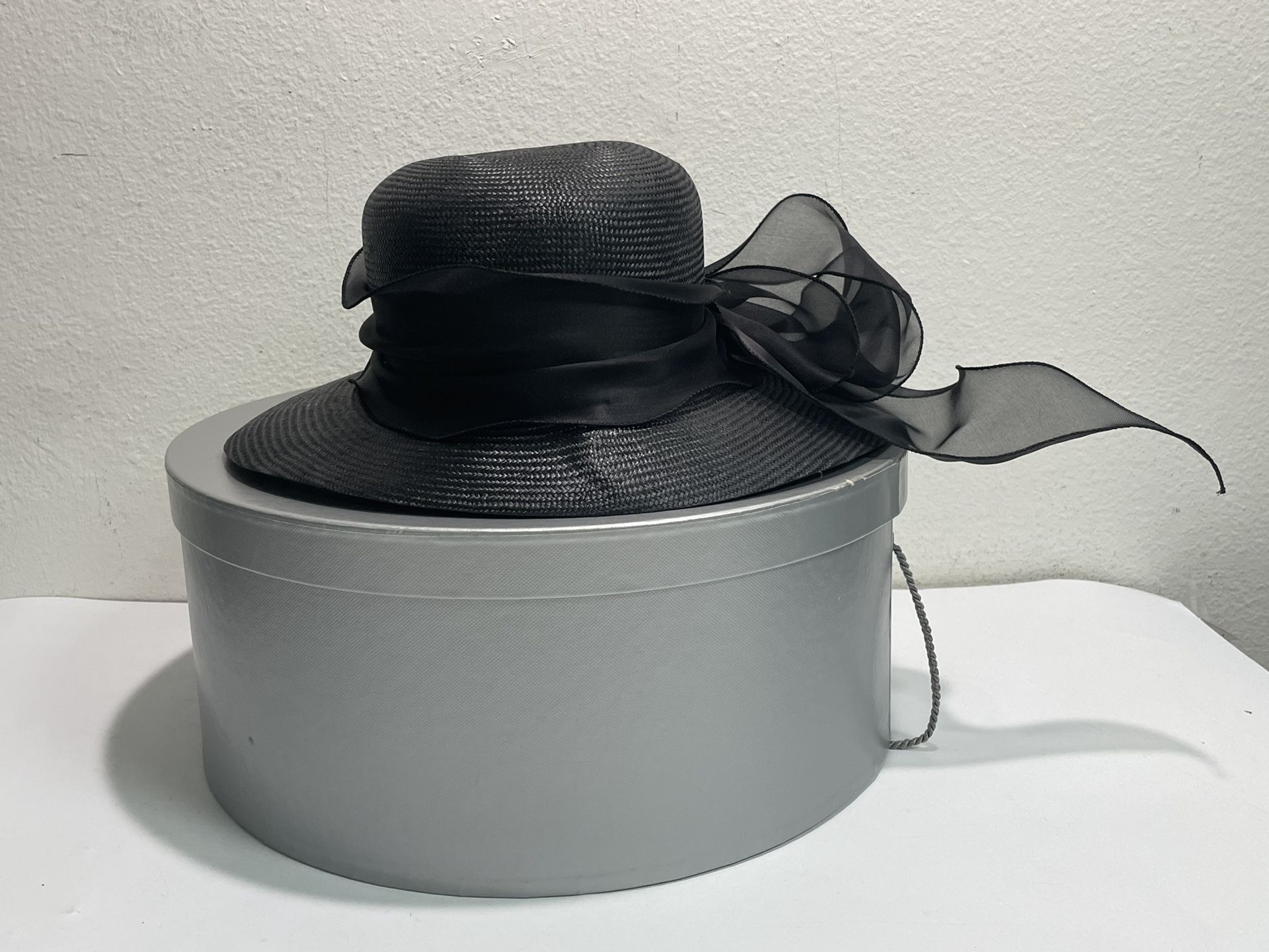 Marzi Firenze x Neiman Marcus ~ Italian Handmade Black Straw  display picture 1
