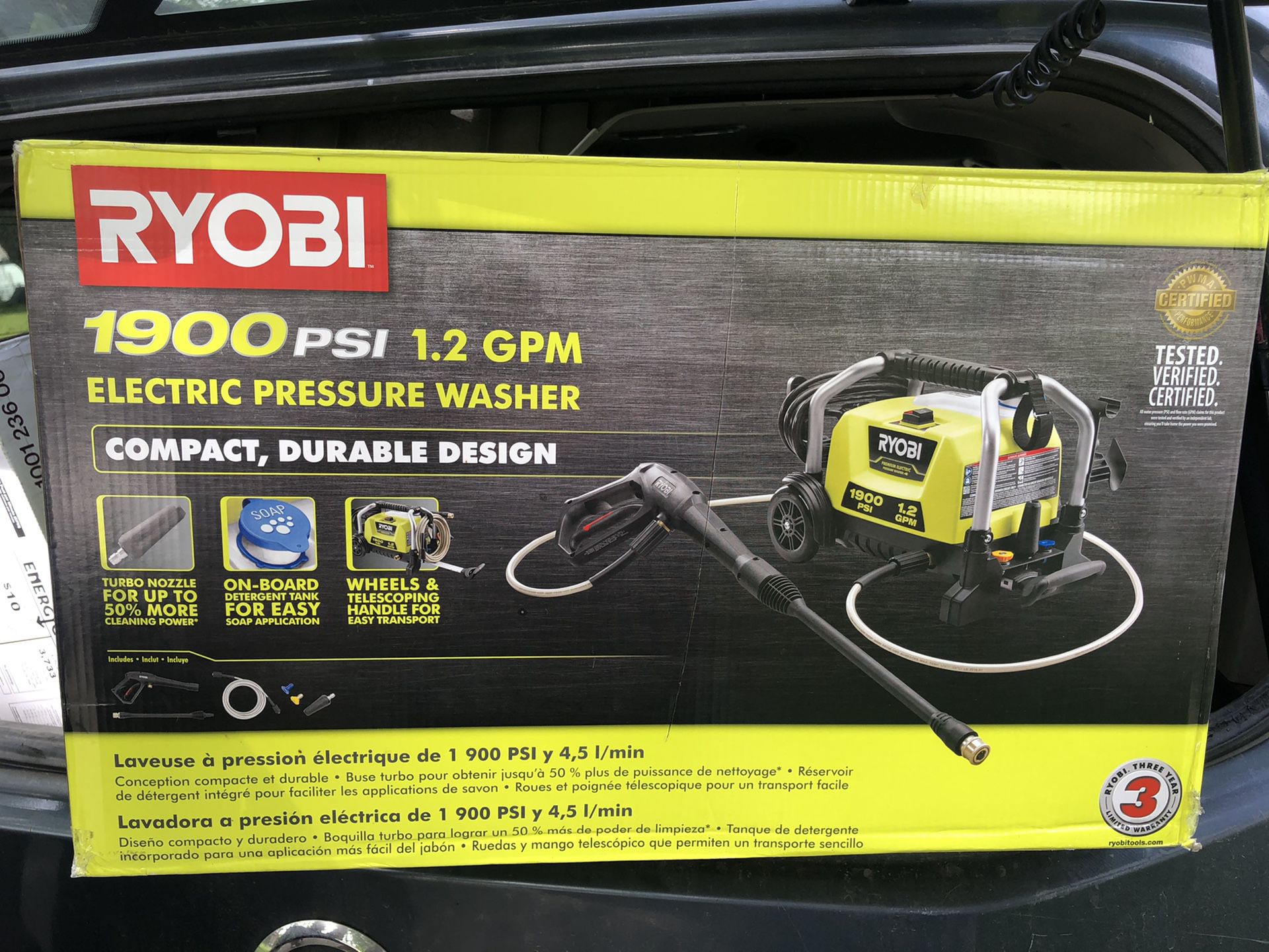 Ryobi Power Washer (Brand New in Box)