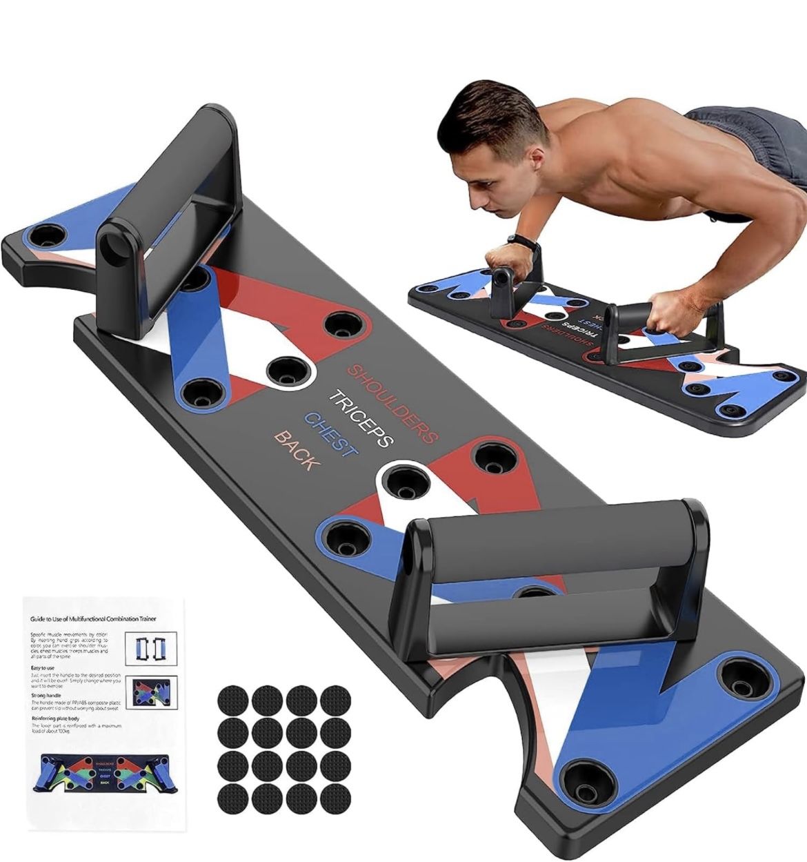 Upgraded Push Up Board, 15 in 1 Home Workout