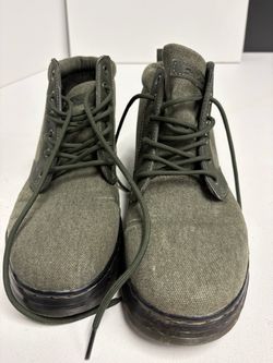 Dr. Martens Bonny II Men’s 9 Green Heavy Duty Combat Boots Doc Marten
