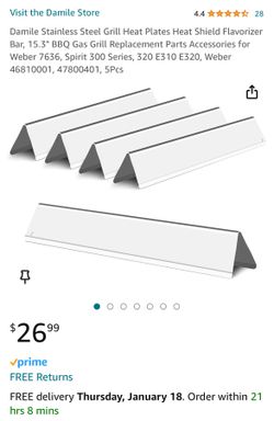 Grill heat plates