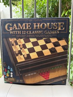 Game house with 12 classic games