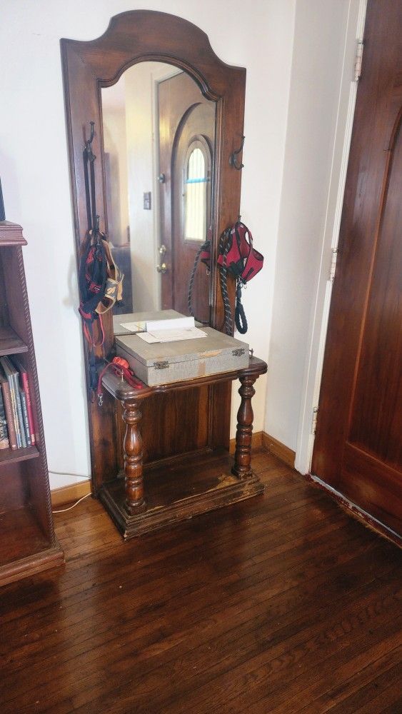 Mirror Coat/ Hat Tree