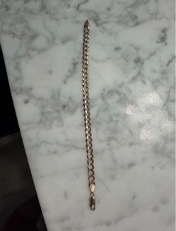 7 inch  gold bracelet